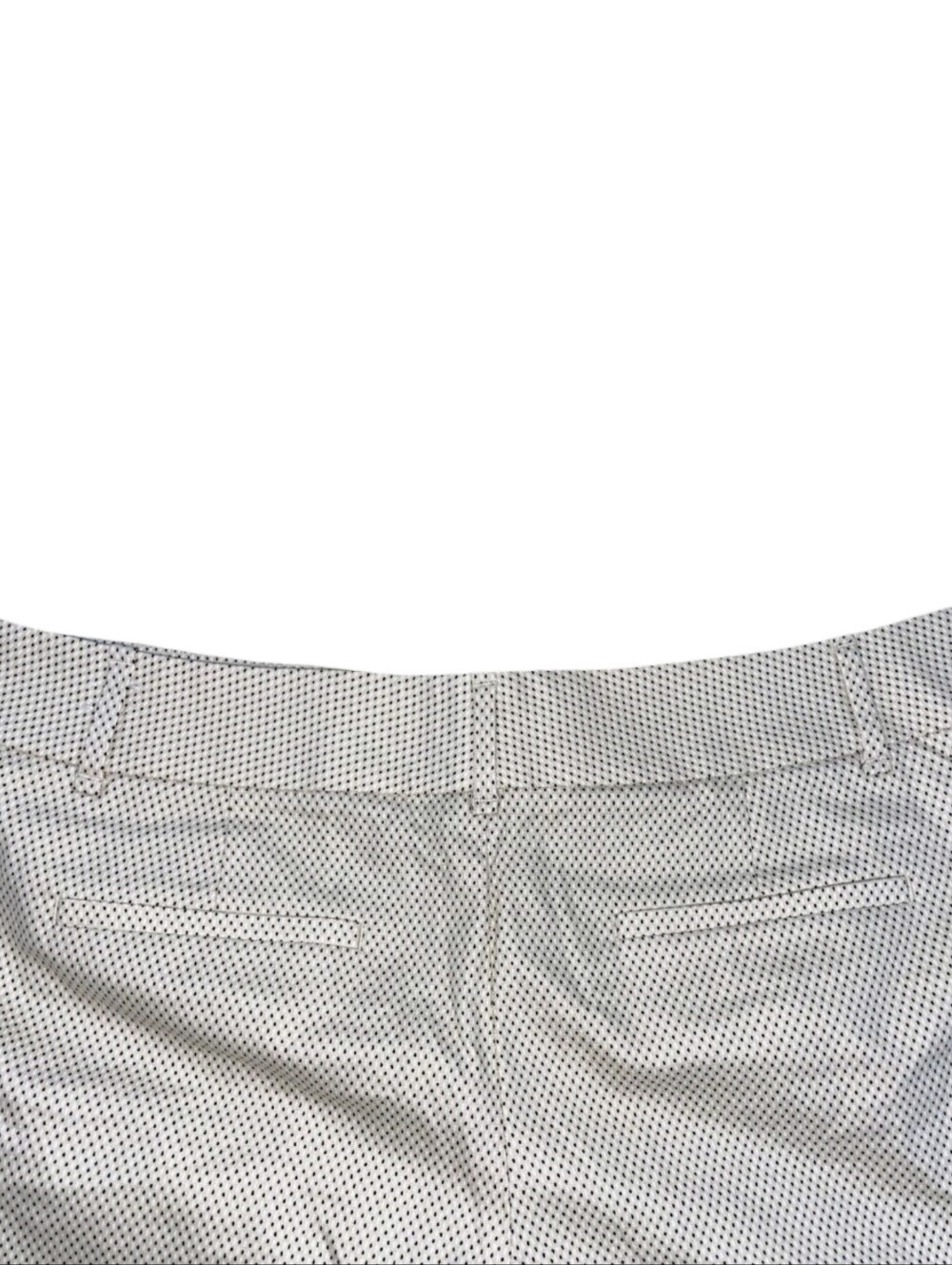 Ann Taylor Loft Womens Shorts with Black Micro Dot Pattern Size 10 - Picture 5 of 5